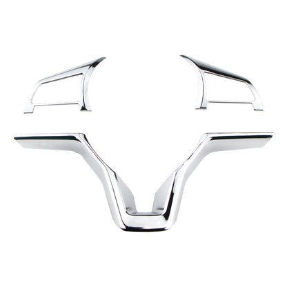 Car Steering Wheel Panel Cover Trim Sticker for Nissan Qashqai J11 Xtrail T32 Rogue Note Versa Kicks Juke Micra Leaf Sentra