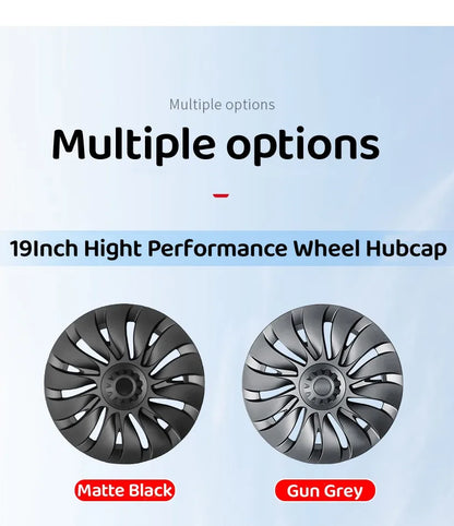 4PCS 19 Inch Hub Cap for Tesla Model Y 2024  Performance Replacement Wheel Hubcap Right&Left Wheel Cap Full Rim Cover Accessorie