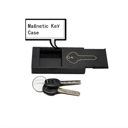Magnetic Key Holder Under Car - Durable Plastic Spare Key Hider with Strong Magnet for Car/Home/Office - Never Locked Out