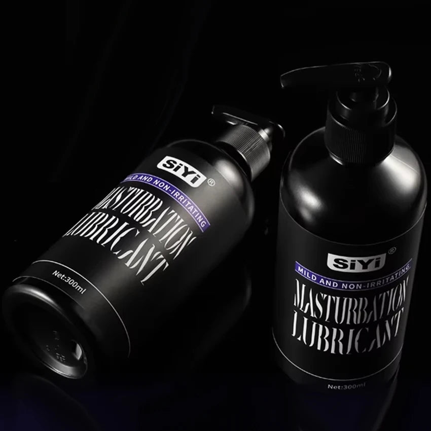 300ml Silicone-Based Lube with Press Pump,  Stringy Anal Lubricant Suitable for Sex Toys Ideal for Toys and Couples