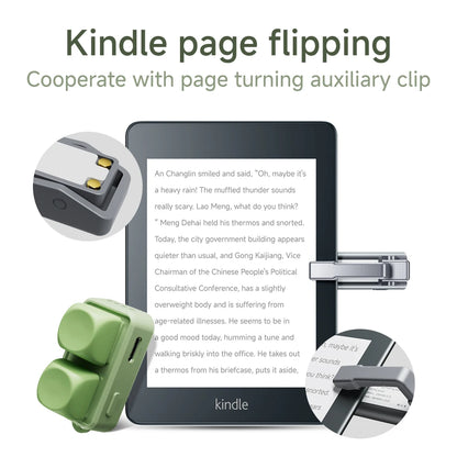 New Keypad Dual Button E-book Page Turner For Tablet Mobile Phone Blue Tooth Remote Control Swipe Short Videos For Android/IOS