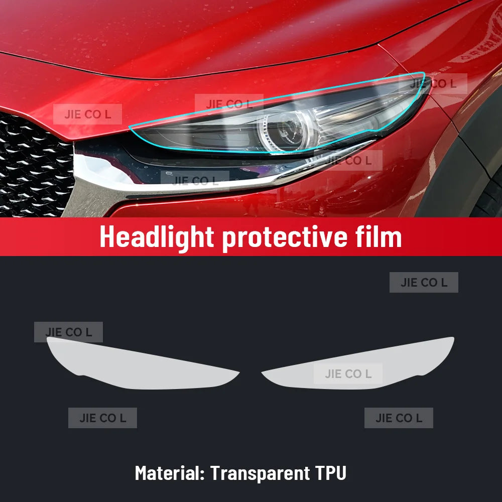 Anti-scratch Car Interior Center Console Media Dashboard Navigation TPU Protector Film For MAZDA CX-30 2020-2024 Sticker