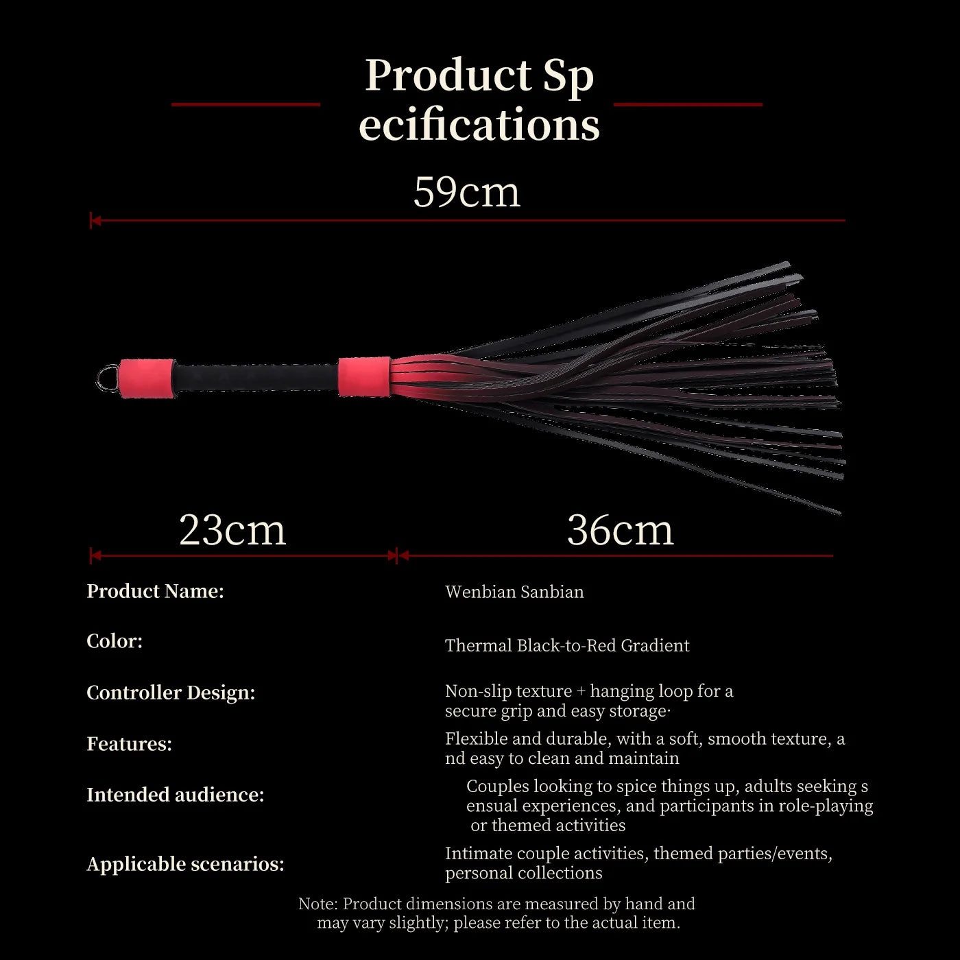 Leather Sexy Spanking Whip Bdsm Bondage Fetish Horse Tassel Tails Lash Adult Erotic Flogger Flirting Sex Toys for Couple Games