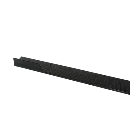 For Lexus Is300 Is350 Is500 2021-2025 A Pair of Car Side Skirt Extension Parts Accessories Matte Black Carbon Fiber Style