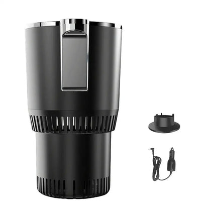 Smart 12V Portable Mini Can Fridge Cooler & Warmer, 2-in-1 Single Cup Holder Chiller for Car & Office Desk Travel Mug Heater