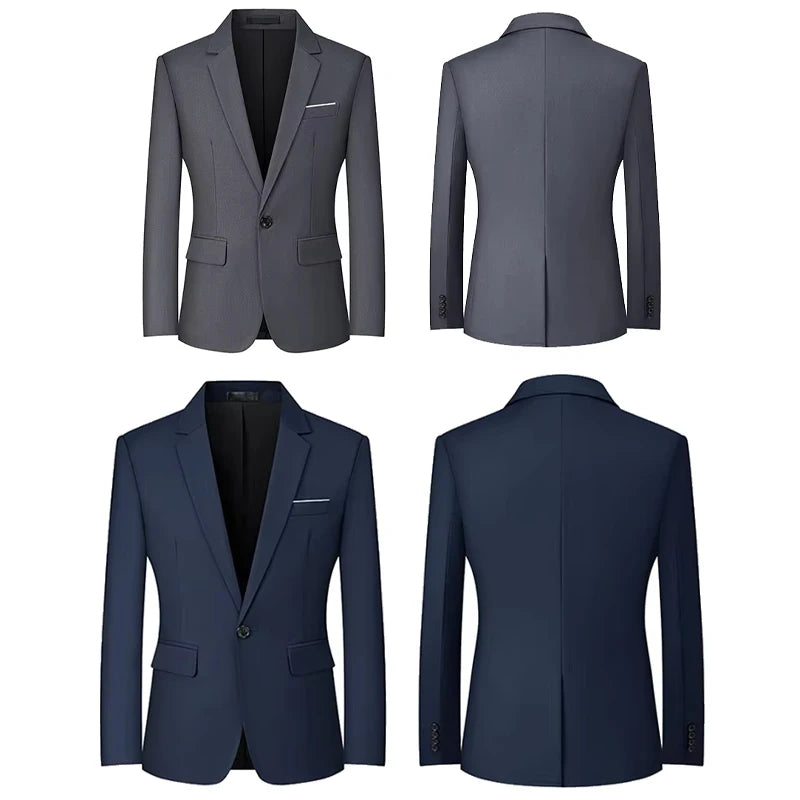Mens Suit Jackets Casual 1 Button Slim Fit Blazers Suit Separates Coat Sport Coats for Wedding Prom Party