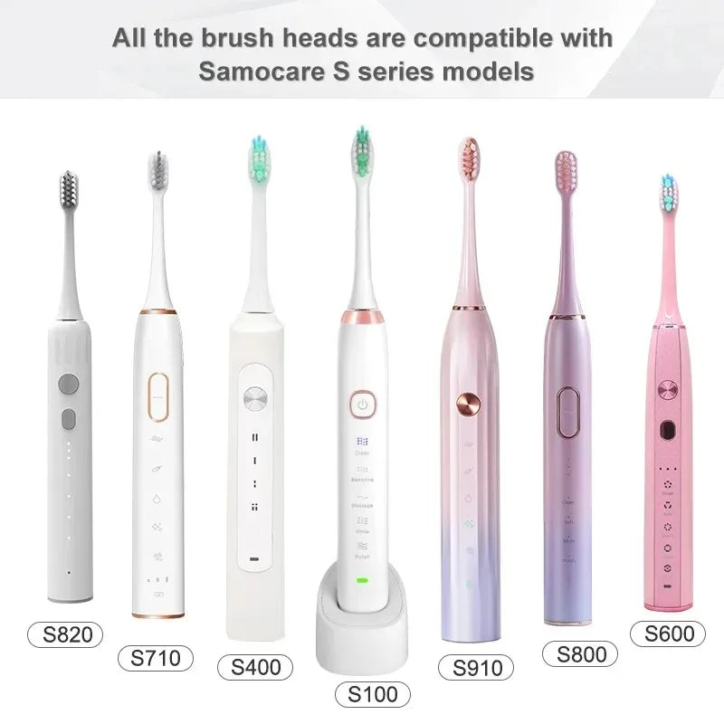 Replacement Toothbrush Heads for Sarmocare S100 S200 S600 S700 S800 S900 S710 S820 S910 Electric Toothbrush for Hyundai X100