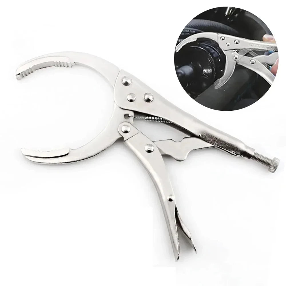Adjustable Multi-Function Engine Oil Filter Wrench Clamp Grid Oil Change Car Disassembly Tool Repair Clamp Filter Wrench
