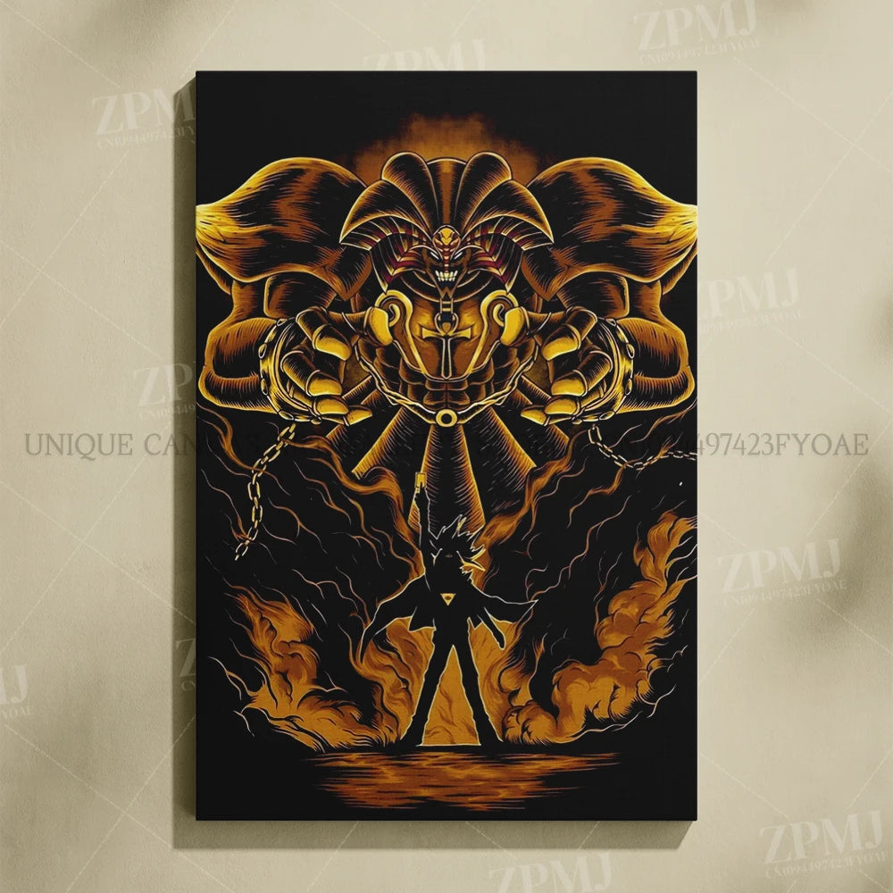 Yu-Gi-Oh! Canvas Pictures Painting Anime Figures Home Decoration Prints Poster For Living Room Frameless Wall Artwork Mural
