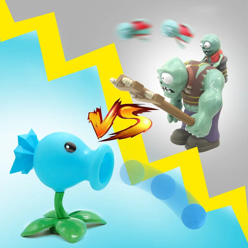 PLANTS VS ZOMBIES 2 Toys Full Set New Role Ice Pea Jetpack Zombie Tomb Raiser Zombie Pirate Captain Zombie Children's Gifts