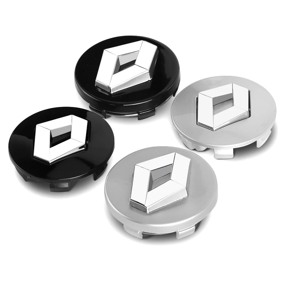 4Pcs 56/60mm Car Wheel Center Hub Cap Cover Sticker Styling Accessories For Renault Koleos Kadjar Captur Megane Talisman Clio 4