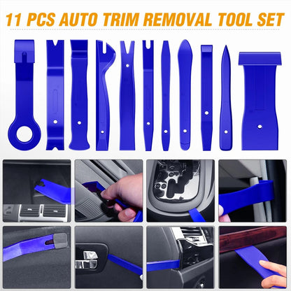 330Pcs Car Door Clip Car Disassembly Tools Set DVD Stereo Refit Kits Interior Plastic Trim Panel Dashboard Removal Tools