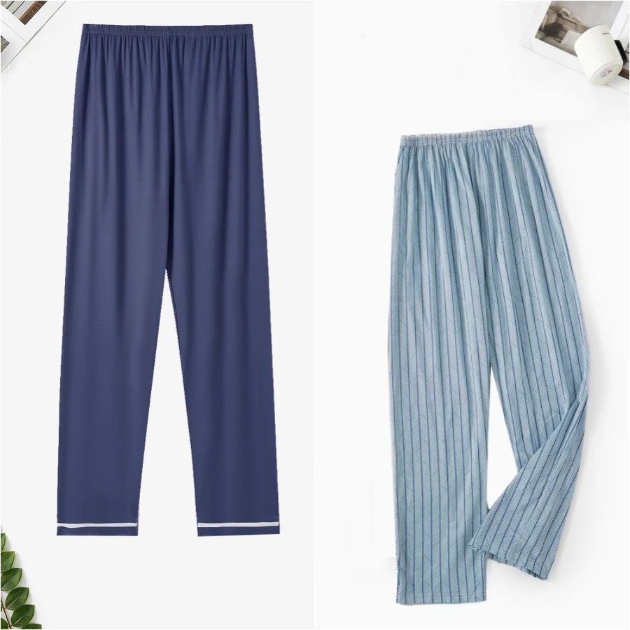 Pajama Pants Men's Pants Autumn and Winter 2025 New Loose Pants Printed Spring & Fall Home Pants