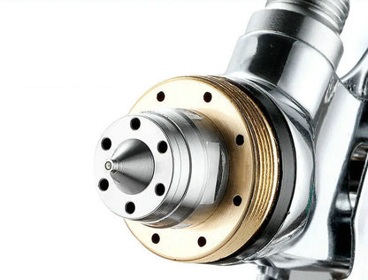 HVLP Professional Spray Gun 1.4/1.7/2.0/2.5mm Steel Nozzle Gravity Spray Gun Portable Car Paint Spray Gun DIY Spray Paint Kit