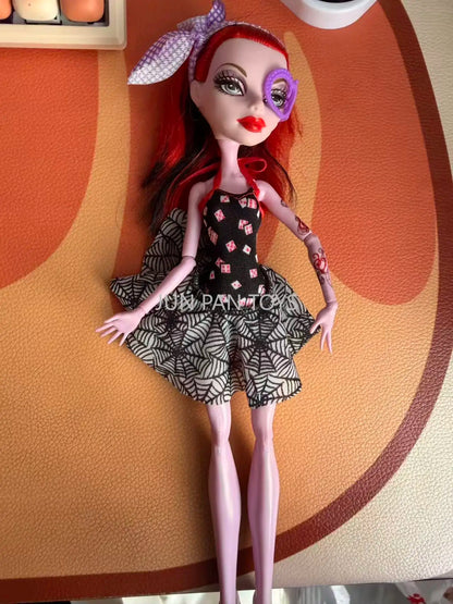 Original Monster High Fest Scary Sweet Birthday Prom Party Secrets Garden Wednesday Addams Collectible Fashion Doll Kid Gift Toy
