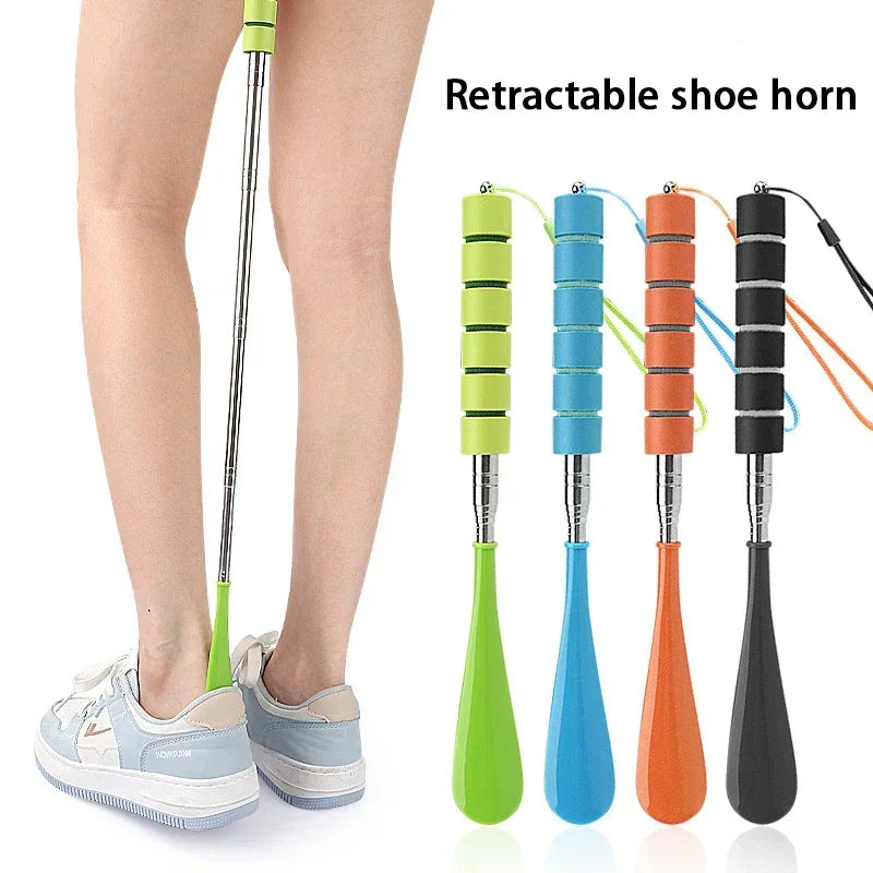 1/5/10PCS Stretchable Long Shoe Horns 29cm-71cm Shoehorn Pregnant Woman Elderly Shoe Spoon No Bending Over Wearing Shoe Spatula