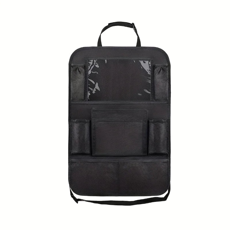Car Backseat Organizer with Tablet Holder,1PC Kick Mats Back Seat Protector with 9 Storage Pockets Travel Accessories