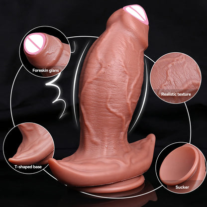 Huge Thick Dildos Silicone Anal Plug Penis Silicone Prostate Massage Vagina Anal Masturbation Dick Adult Sex Toys for Women Men