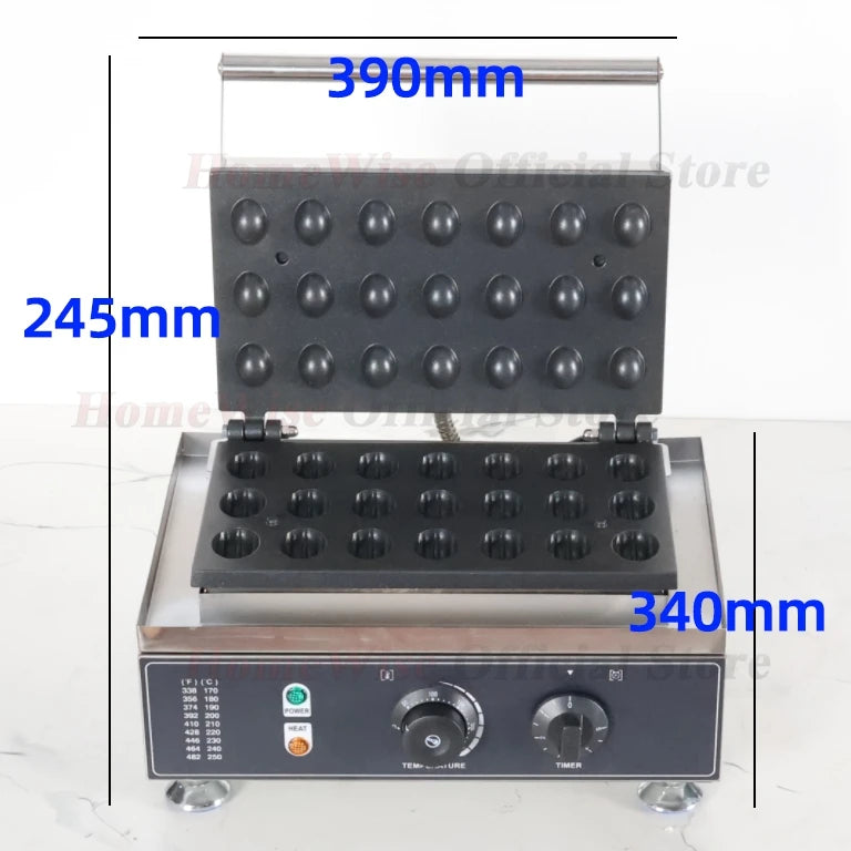 HomeWise Electric Waffle Maker 1550W Nut Shaped Waffle Making Machine Chestnut Peel Crispy Waffles Maker Kitchen Appliance