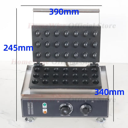 HomeWise Electric Waffle Maker 1550W Nut Shaped Waffle Making Machine Chestnut Peel Crispy Waffles Maker Kitchen Appliance