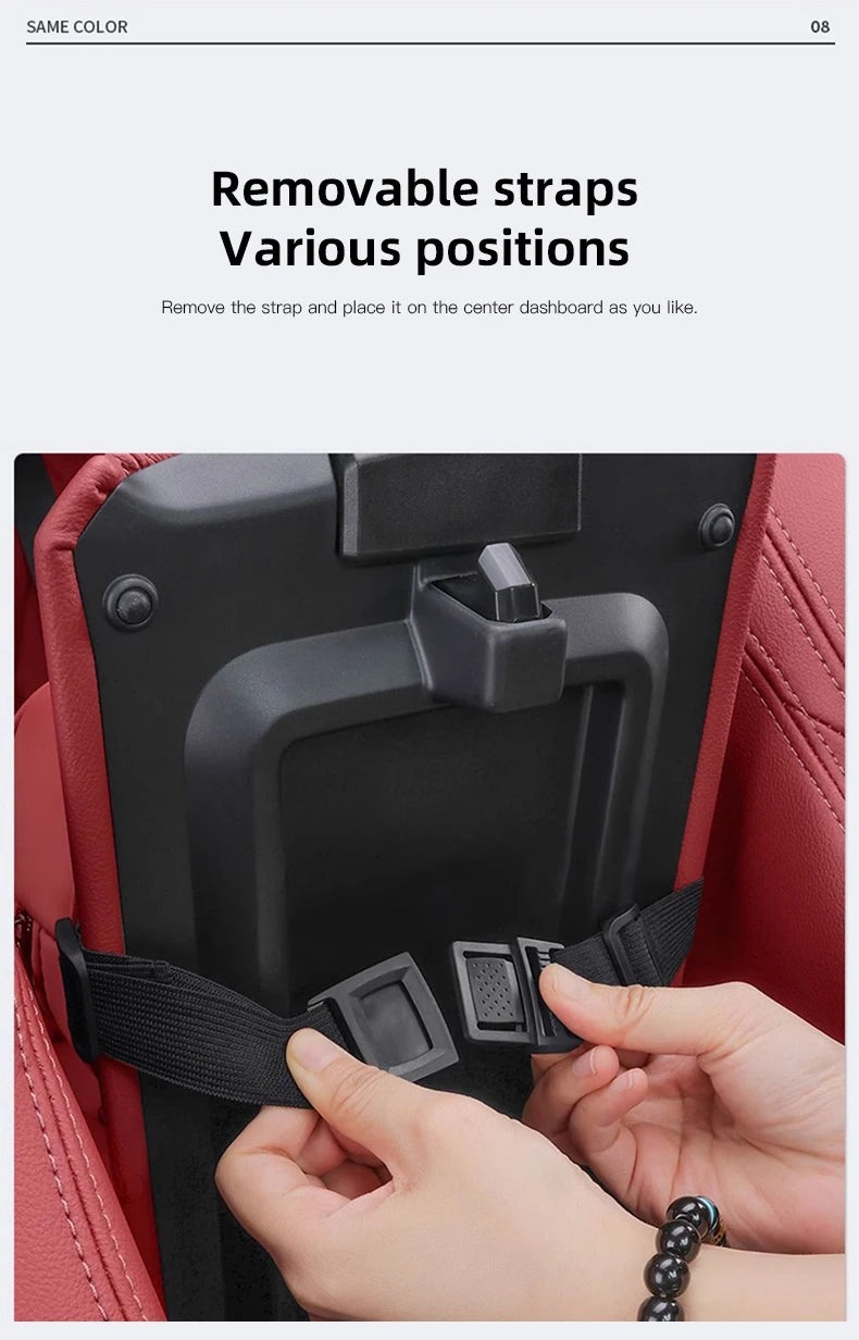 High-capacity Car Interior Tissue Box Kleenex Storage Bag Accessories For Subaru STI Forester Impreza Legacy Outback XV BRZ WRX