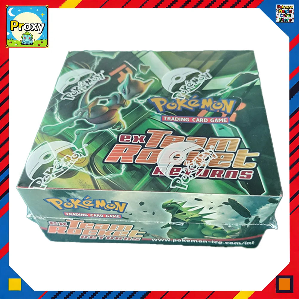 Pokemon EX Team Rocket Returns Booster Box PTCG Cards board game Collection Anime Booster Pack Blind Cards PKM Toy Gifts