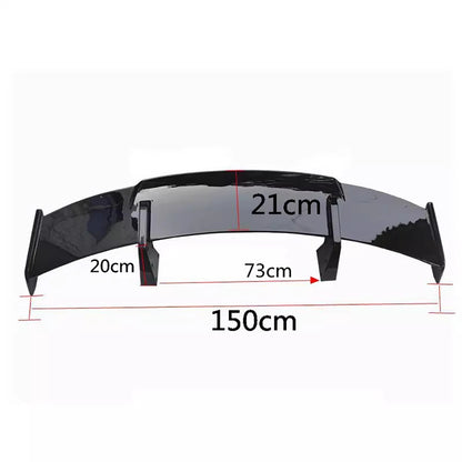 Universal Car Modification GT Tail Wings Non Perforated MP Large Tail Wing Decoration Collision Abrasion Prevention Spoiler