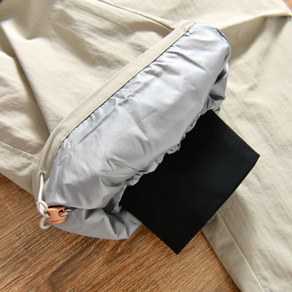Winter Thickened Men's Outdoor down Trousers Windproof Waterproof Warm Not Bulky 90 down Straight Leg Long Pants Youth Fashion