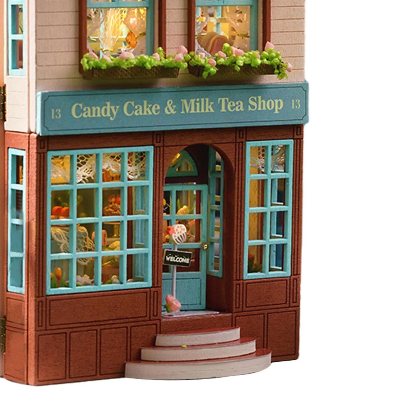 DIY Wooden Miniature Building Kits Dollhouse Miniature with Furniture Kits for Adults Boy Girls Family Teens Birthday Gifts
