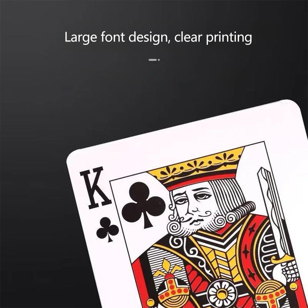 2/4/6/9x Larger 54 Cards Super Jumbo Oversized Playing Cards Birthday Party Favors Adult and Family Board Games Photo Props