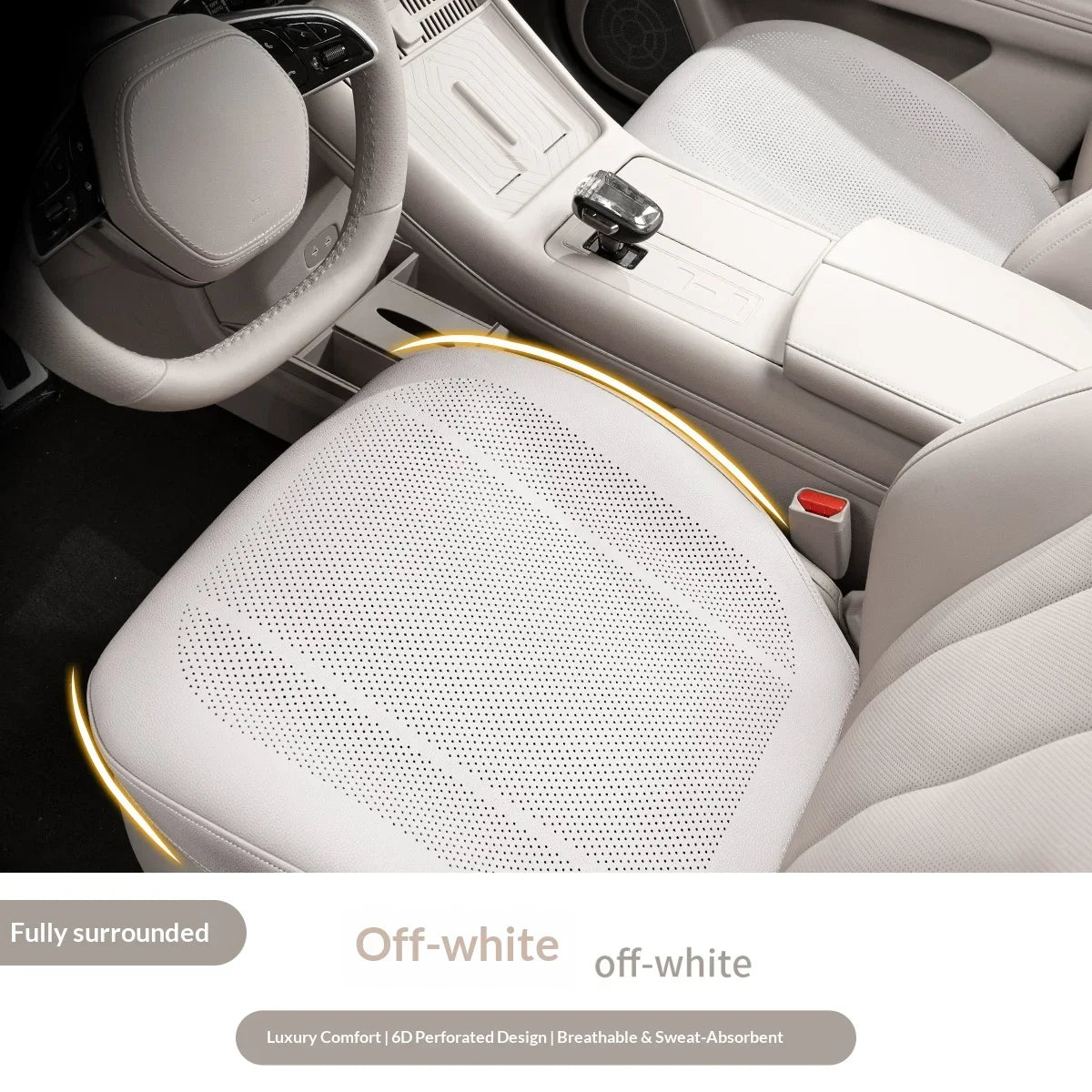 Universal High-End Summer Thin Car Seat Cushion Set for Four Seasons Interior Ventilation And Breathability