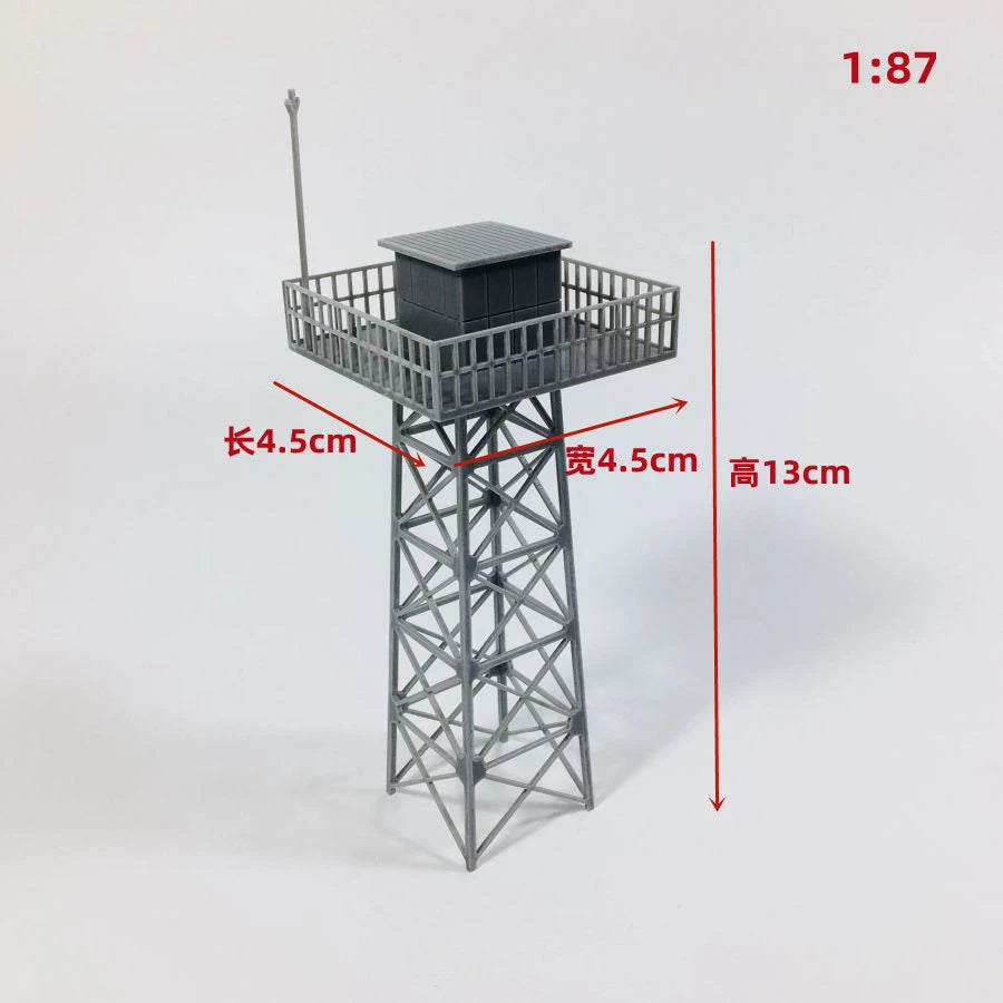 1/64/87 HO Scale Outland Model City Railway Fence Bleachers Benches Scene Model