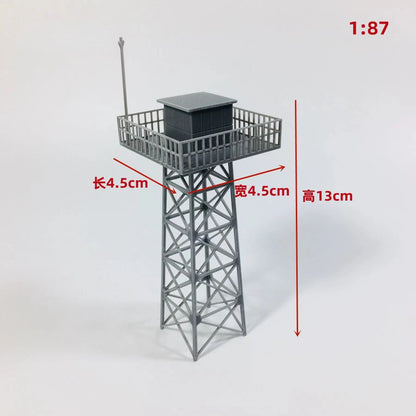 1/64/87 HO Scale Outland Model City Railway Fence Bleachers Benches Scene Model