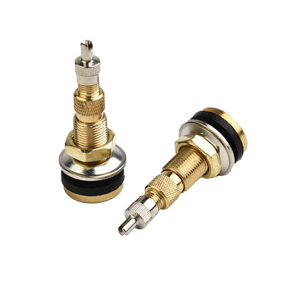 Tubeless Tyre Valves Water Wheel Rim Brass & Rubber Fits for 5/8\" rim hole Parts Replacement Stems TR618A Brass