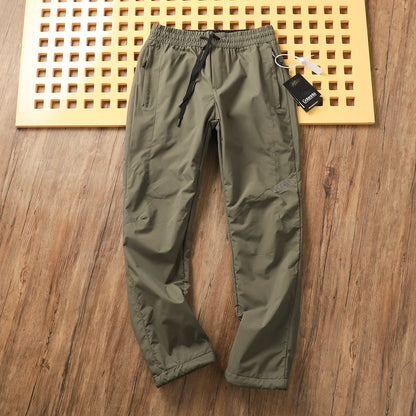 Nordic Men's Winter Ski Pants Fleece Lined Hiking Outdoor Windproof Waterproof Snowproof Cotton Trousers Youthful Energy Style