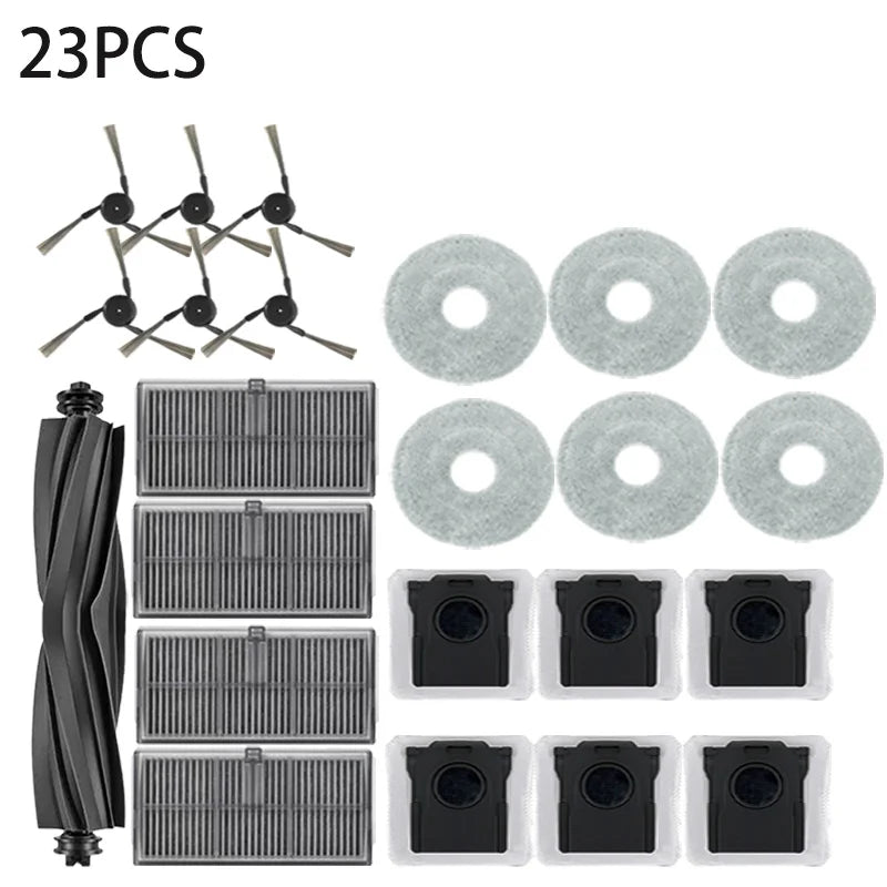 Dreame L10s Ultra Gen 3, Dreame X40 Ultra/ L40 Ultra/L30s Pro Ultra Heat/P10 Pro Ultra Tricut Brush Filter Mop Cloth Bag