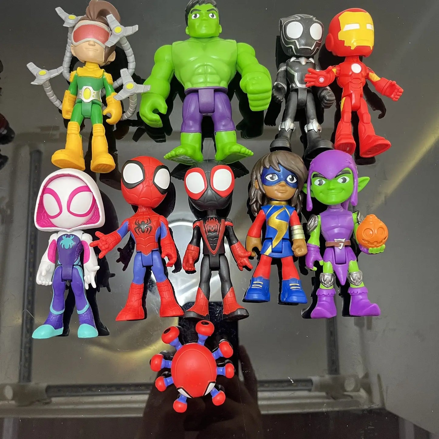 Spidey And His Amazing Friends Action Figures Anime Spiderman Legends Figurine Set For Kids Birthday Holiday Gift