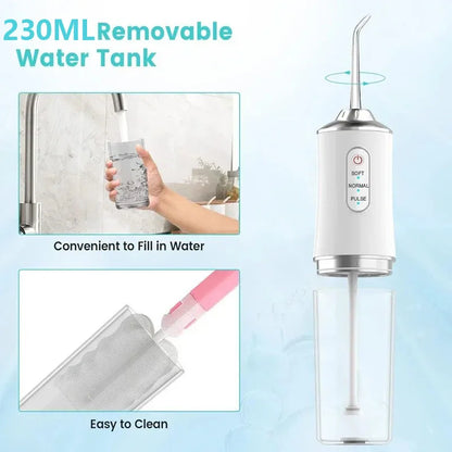 Powerful Water Oral Irrigation Irrigator Jet Ultrasound Air Ipx7 Waterproof Mouthwash Machines Dental Floss Flosser Irigator