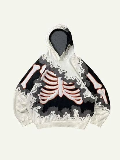 Cotton New Rock Spider Soft Man Hoodies Skull Luxury Simple No Brand Cheap Sweat Shirt Tops Welcome Deal In Sweatshirts for Men