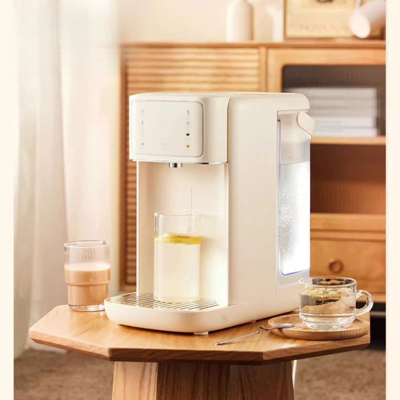JMEY Instant Small Desktop Water Dispenser, Pure Drinking Hot Water Machine Integrated K3 3.8L 220V 2100W