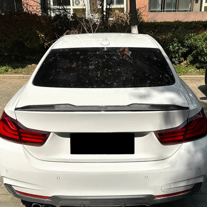 F32 PSM Style Car Rear Trunk Spoiler Roof Lip Trim For BMW 4 Series F32 428i 430i 435i 440i M4 2014-2020 Tail Wing Body Kits