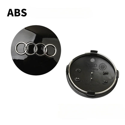 4pcs 60mm 61mm 69mm 68mm 77mm Car Styling Wheel Center Cap Hub Covers Badge 4B0601170 For Audi A3 A4 A5 A6 A7 A8  S6 Accessories