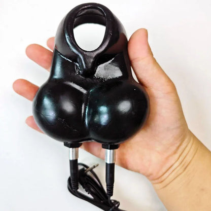 Electroshock Defensa E stim Host Electric Shock Penis Plug Cockring Chastity Cage Anal Plug Nipple Clamp E-stim Bdsm Toy for Sex