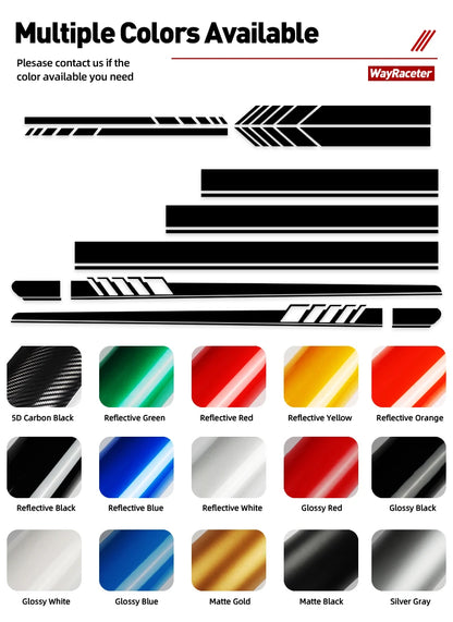 Edition 1 Stripe Sticker Door Side Hood Bonnet Roof Tail Vinyl Decal For Mercedes Benz W205 C63 AMG C Class C205 Coupe A205 S205