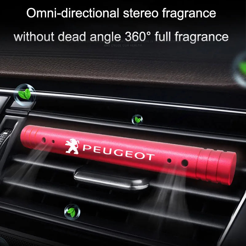 Air Outlet Aromatherapy Clip Car Outlet Perfume Solid Perfume For Peugeot 206 207 307 407 408 308 607 508 3008 5008 Accessories