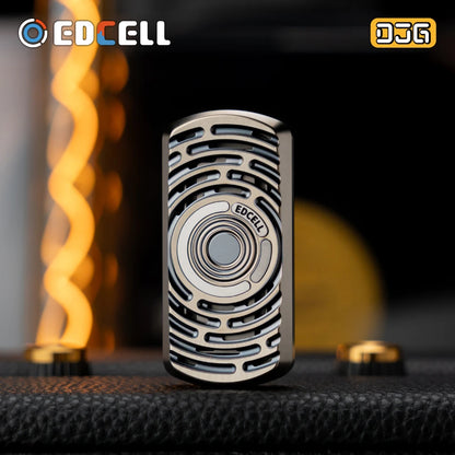 DJG & EDCELL Dexjelly Tuning Fork Poker Push Slider Anodic Oxidation Of Titanium Slider Fidget Stress Toys