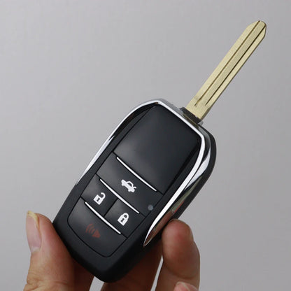 Upgrade Changes Car Key Shell for Toyota RAV4 Wish Camry Hiac Corolla Hilux Fortuner Yaris 2014 Car Key Fob Shell Case Housing