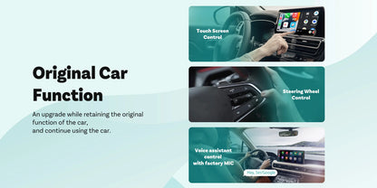 OTTOCAST NEW Mini Wireless CarPlay Android Auto Wireless Adapter Plug And Play WiFi Fast Connect Dongle For Toyota Audi Benz