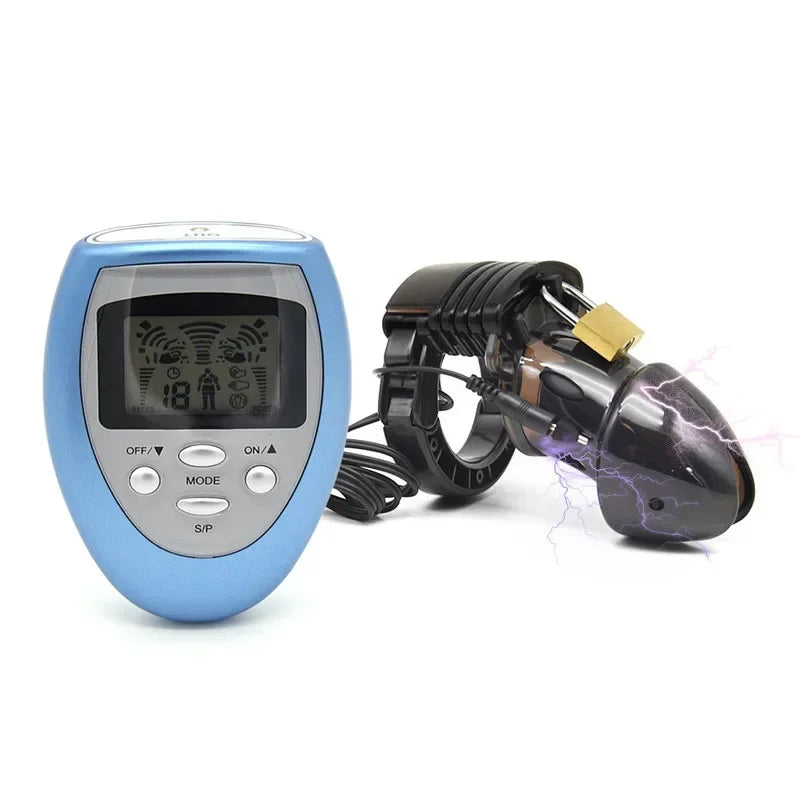 Sex Products Electric Shock Penis Ring Cock Ring Electro Stimulation Medical Therapy Massager Bdsm E-Stim Sex Toys For Men