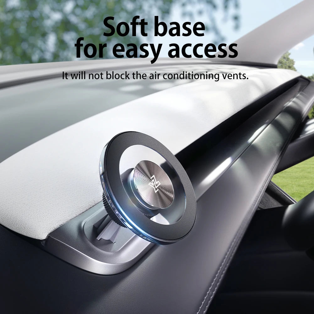 YZ For Tesla Model 3 Y YL Highland Juniper 360° Rotation Car Phone Holder ABS Strong Magnetic Mount Phone Stand 2026 Accessories
